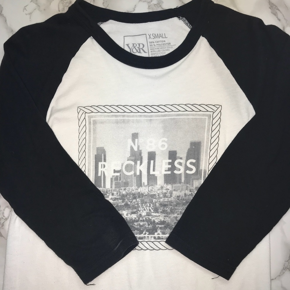 Young and Reckless Limited edition LA Baseball Tee